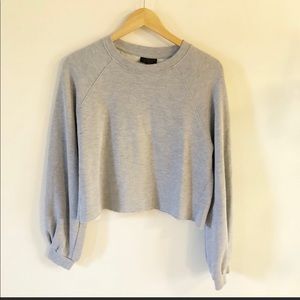 Topshop cropped sweatshirt super cute EUC!
